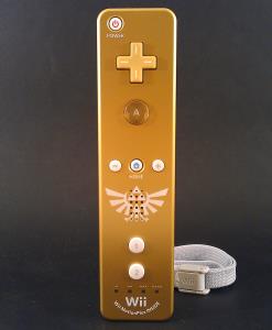 Wii Remote Dorée Zelda (1)